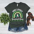 Baseball Mom St Patrick's Day Irish Shamrock Sports Women's Heather T-Shirt Heather Forest Baseball Mom St Patrick's Day Irish Shamrock Sports Women's Heather T-Shirt Heather Forest