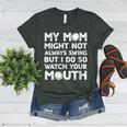 Baseball Mom Swing Watch Mouth Baseball Boy Women's Heather T-Shirt Heather Forest Baseball Mom Swing Watch Mouth Baseball Boy Women's Heather T-Shirt Heather Forest