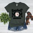 Baseball Mom Varsity Baseball Mama Cute Mother's Day Women's Heather T-Shirt Heather Forest Baseball Mom Varsity Baseball Mama Cute Mother's Day Women's Heather T-Shirt Heather Forest
