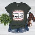 I Can We Have Baseball Mom Women Women's Heather T-Shirt Heather Forest I Can We Have Baseball Mom Women Women's Heather T-Shirt Heather Forest