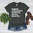 Baseball Moms Against Ball Pants Women's Heather T-Shirt Heather Forest