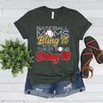 Baseball Moms Bling It & Their Sons Bring It For Women Women's Heather T-Shirt Heather Forest Baseball Moms Bling It & Their Sons Bring It For Women Women's Heather T-Shirt Heather Forest