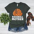 Baseball Mother Lover Baseballer Player Match Baseball Mom Women's Heather T-Shirt Heather Forest Baseball Mother Lover Baseballer Player Match Baseball Mom Women's Heather T-Shirt Heather Forest