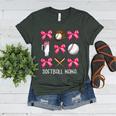 Baseball Nana Era Bows Baseball Mom Women Women's Heather T-Shirt Heather Forest Baseball Nana Era Bows Baseball Mom Women Women's Heather T-Shirt Heather Forest
