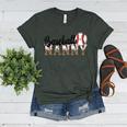 Baseball Nanny Women BallPark Nanny Baseball Mom Women's Heather T-Shirt Heather Forest Baseball Nanny Women BallPark Nanny Baseball Mom Women's Heather T-Shirt Heather Forest