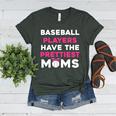 Baseball Players Have The Prettiest Moms Baseball Moms Women's Heather T-Shirt Heather Forest Baseball Players Have The Prettiest Moms Baseball Moms Women's Heather T-Shirt Heather Forest