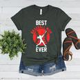 Best Baseball Mom Ever Baseball Women's Heather T-Shirt Heather Forest