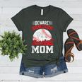Beware Serious Baseball Mom Game Cheerleading Family Women's Heather T-Shirt Heather Forest Beware Serious Baseball Mom Game Cheerleading Family Women's Heather T-Shirt Heather Forest