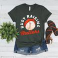 Busy Raising Ballers Baseball Mom Sons Women's Heather T-Shirt Heather Forest Busy Raising Ballers Baseball Mom Sons Women's Heather T-Shirt Heather Forest
