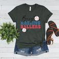 Busy Raising Ballers Retro Groovy Baseball Mom Outfit Women's Heather T-Shirt Heather Forest Busy Raising Ballers Retro Groovy Baseball Mom Outfit Women's Heather T-Shirt Heather Forest