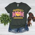 Coquette Baseball Mom Bow Like A Normal Mom But Mother's Day Women's Heather T-Shirt Heather Forest