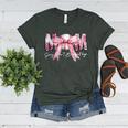 Coquette Baseball Mom Sorry Can't Baseball Bye Mother's Day Women's Heather T-Shirt Heather Forest Coquette Baseball Mom Sorry Can't Baseball Bye Mother's Day Women's Heather T-Shirt Heather Forest