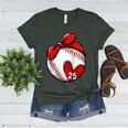 Custom Baseball Mom Number 25 Heart For Mom Mommy Raglan Baseball Tee Women's Heather T-Shirt Heather Forest Custom Baseball Mom Number 25 Heart For Mom Mommy Raglan Baseball Tee Women's Heather T-Shirt Heather Forest