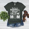 Cute My Favorite Baseball Player Calls Me Mom Baseball Moms Women's Heather T-Shirt Heather Forest Cute My Favorite Baseball Player Calls Me Mom Baseball Moms Women's Heather T-Shirt Heather Forest