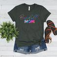 Cute Mother's Day Teeball T-Ball Baseball Mom Women's Heather T-Shirt Heather Forest
