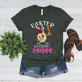 Dabbing Easter Baseball Mom Mother's Day Bunny Sunday Egg Women's Heather T-Shirt Heather Forest