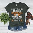 I Didn't Plan On Becoming a Baseball Mom Women's Heather T-Shirt Heather Forest I Didn't Plan On Becoming a Baseball Mom Women's Heather T-Shirt Heather Forest