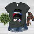 Dominican Baseball Mom Dominican Baseball Girl Women's Heather T-Shirt Heather Forest