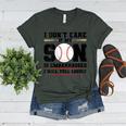 I Don't Care If My Son Is Embarrassed Baseball Mom Women's Heather T-Shirt Heather Forest I Don't Care If My Son Is Embarrassed Baseball Mom Women's Heather T-Shirt Heather Forest
