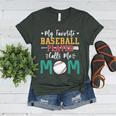 My Favorite Baseball Player Calls Me Mom Baseball Mom Premium Women's Heather T-Shirt Heather Forest My Favorite Baseball Player Calls Me Mom Baseball Mom Premium Women's Heather T-Shirt Heather Forest