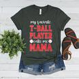 My Favorite T-Ball Player Calls Me Mama Baseball Mom Women's Heather T-Shirt Heather Forest My Favorite T-Ball Player Calls Me Mama Baseball Mom Women's Heather T-Shirt Heather Forest