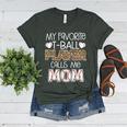 My Favorite T-Ball Player Calls Me Mom Baseball Mom Tee Ball Women's Heather T-Shirt Heather Forest My Favorite T-Ball Player Calls Me Mom Baseball Mom Tee Ball Women's Heather T-Shirt Heather Forest