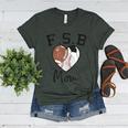 Football Soccer Baseball Mom For Women Women's Heather T-Shirt Heather Forest Football Soccer Baseball Mom For Women Women's Heather T-Shirt Heather Forest