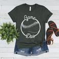Game Day Baseball Mom Women's Heather T-Shirt Heather Forest Game Day Baseball Mom Women's Heather T-Shirt Heather Forest