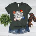 My Girl Might Not Always Swing But I Do Baseball Mom Mama Women's Heather T-Shirt Heather Forest