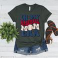 Groovy In My Baseball Mom Era Baseball Mama Mother's Day Women's Heather T-Shirt Heather Forest Groovy In My Baseball Mom Era Baseball Mama Mother's Day Women's Heather T-Shirt Heather Forest
