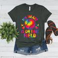 My Heart Is On That Field Cute Baseball Mom Women Women's Heather T-Shirt Heather Forest My Heart Is On That Field Cute Baseball Mom Women Women's Heather T-Shirt Heather Forest
