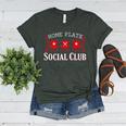 Home Plate Social Club Softball Season Baseball Mom Premium Women's Heather T-Shirt Heather Forest Home Plate Social Club Softball Season Baseball Mom Premium Women's Heather T-Shirt Heather Forest