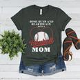 Home Runs And Heartbeats Being A Baseball Mom Women's Heather T-Shirt Heather Forest Home Runs And Heartbeats Being A Baseball Mom Women's Heather T-Shirt Heather Forest