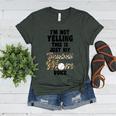 I'm Not Yelling This Is Just My Baseball Mom Voice Baseball Women's Heather T-Shirt Heather Forest I'm Not Yelling This Is Just My Baseball Mom Voice Baseball Women's Heather T-Shirt Heather Forest