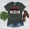 I'm a Proud Baseball Mom Baseball Women's Heather T-Shirt Heather Forest