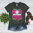 Just A Good Mom With A Baseball Bat Baseball Mom Women's Heather T-Shirt Heather Forest