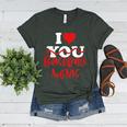 I Love Baseball Moms Women's Heather T-Shirt Heather Forest I Love Baseball Moms Women's Heather T-Shirt Heather Forest