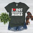 I Love Hot Baseball Moms Sport Men Women I Heart Hot Moms Women's Heather T-Shirt Heather Forest I Love Hot Baseball Moms Sport Men Women I Heart Hot Moms Women's Heather T-Shirt Heather Forest