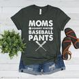 Moms Against Baseball Pants Baseball Mom Mother's Day Women's Heather T-Shirt Heather Forest
