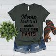 Moms Against White Baseball Pants Quote For a Baseball Mom Women's Heather T-Shirt Heather Forest Moms Against White Baseball Pants Quote For a Baseball Mom Women's Heather T-Shirt Heather Forest