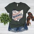 Ohio Baseball Mom Women's Heather T-Shirt Heather Forest