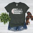 Oily Baseball Momma Essential Oils Meme For Oils Mom Women's Heather T-Shirt Heather Forest Oily Baseball Momma Essential Oils Meme For Oils Mom Women's Heather T-Shirt Heather Forest