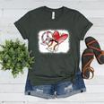 Peace Love Baseball Mom Mommy Premium Women's Heather T-Shirt Heather Forest Peace Love Baseball Mom Mommy Premium Women's Heather T-Shirt Heather Forest