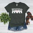 Proud Baseball Mom With Heart Game Day Women's Heather T-Shirt Heather Forest Proud Baseball Mom With Heart Game Day Women's Heather T-Shirt Heather Forest