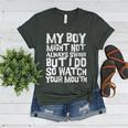 Proud Sassy Baseball Mom Women's Heather T-Shirt Heather Forest
