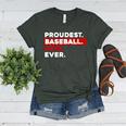 Proudest Baseball Mom Ever Women's Heather T-Shirt Heather Forest Proudest Baseball Mom Ever Women's Heather T-Shirt Heather Forest