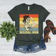 Retro Baseball Mom Sport Lover Vintage Women's Heather T-Shirt Heather Forest