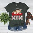 Retro Coffee Baseball Mama Mother's Day Baseball Mom Women's Heather T-Shirt Heather Forest