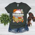 Retro Groovy Baseball Mom Family Matching Women Women's Heather T-Shirt Heather Forest Retro Groovy Baseball Mom Family Matching Women Women's Heather T-Shirt Heather Forest