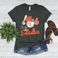 Retro Tis The Season Baseball Mom Baseball Lover Boys Kids Women's Heather T-Shirt Heather Forest